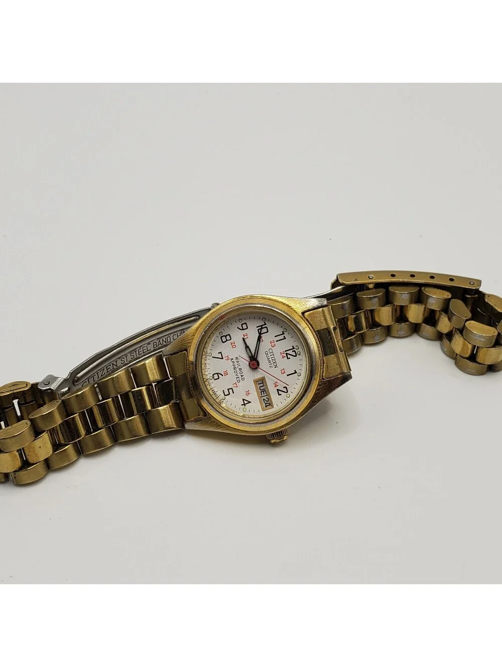 Citizen Railroad Approved Watch Womens 24mm For Parts Or Repair